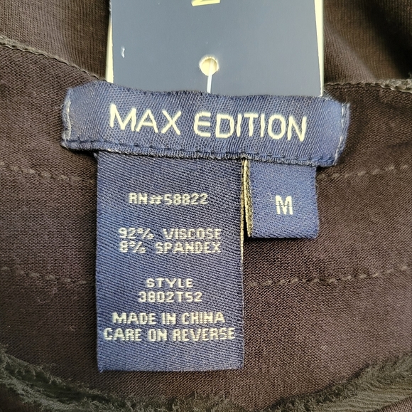 Max Edition Black Sleeveless Maxi Size Medium - Picture 7 of 8